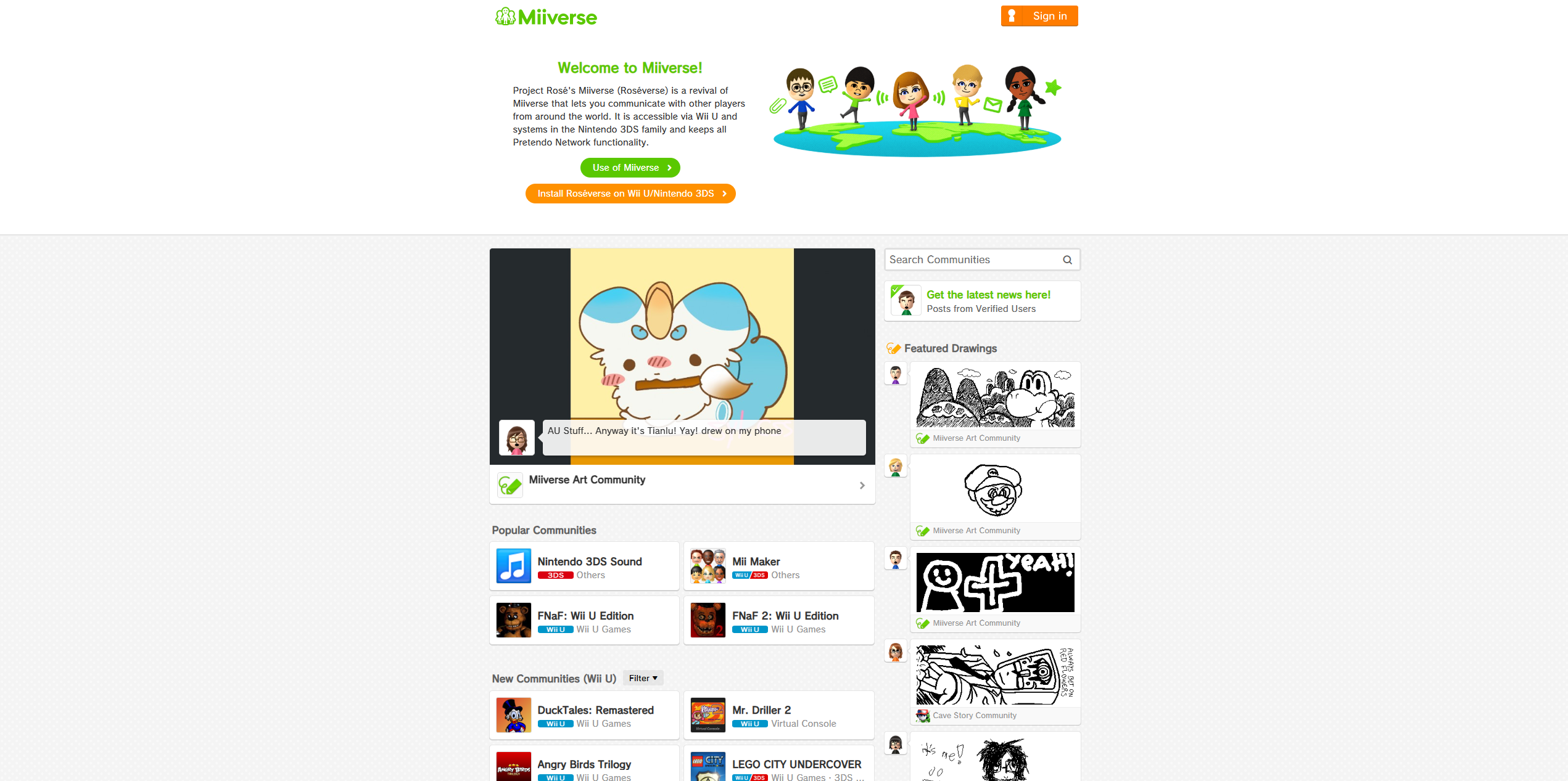 Miiverse screenshot